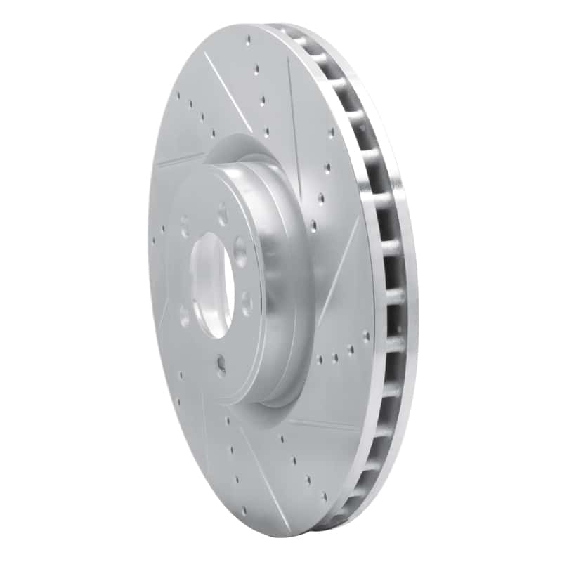 R1 Concepts — R1 10-17 Land Rover Range Rover Front Right Drilled & Slotted Silver Brake Rotor
R1 Brake Rotor Drill - view 2