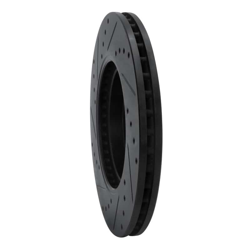 R1 Concepts — R1 05-12 Ford Escape Front Right Drilled & Slotted Black Brake Rotor
R1 Brake Rotor Drill - view 4