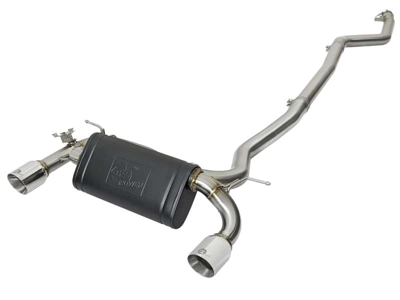 aFe — aFe POWER MACH Force-Xp 16-17 BMW 340i/340ix/ 3.0L 304 SS Cat-Back Exhaust System
Cat-Back Exhaust - view 1