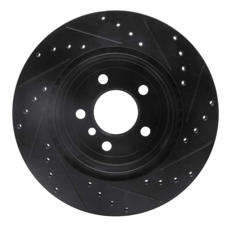 R1 Concepts — R1 11-16 BMW 535I Rear Left Drilled & Slotted Black Brake Rotor
R1 Brake Rotor Drill - view 5