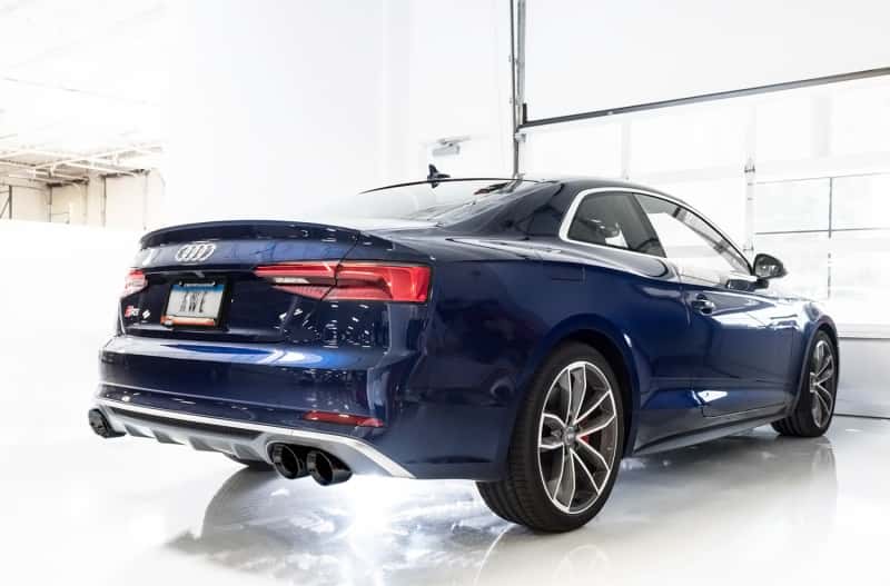 AWE Tuning — AWE Tuning Audi B9 S5 Coupe 3.0T Track Edition Exhaust - Diamond Black Tips (102mm)
Track Exhaust - view 5