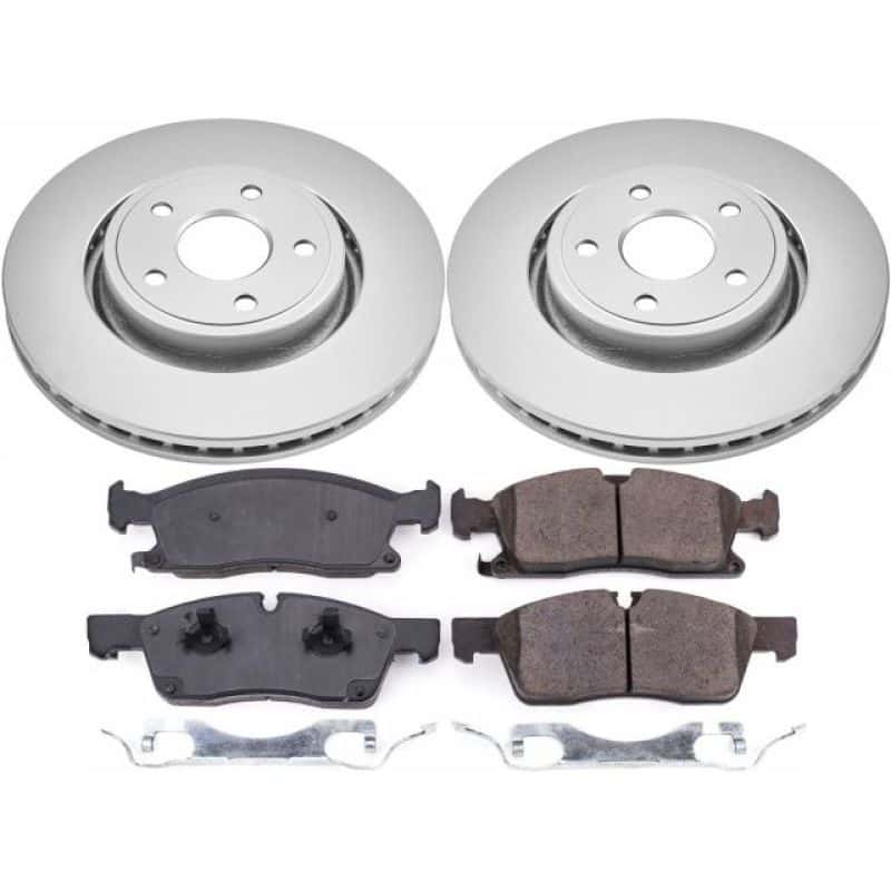 PowerStop — Power Stop 16-19 Jeep Grand Cherokee Front Z17 Evolution Geomet Coated Brake Kit - view 1