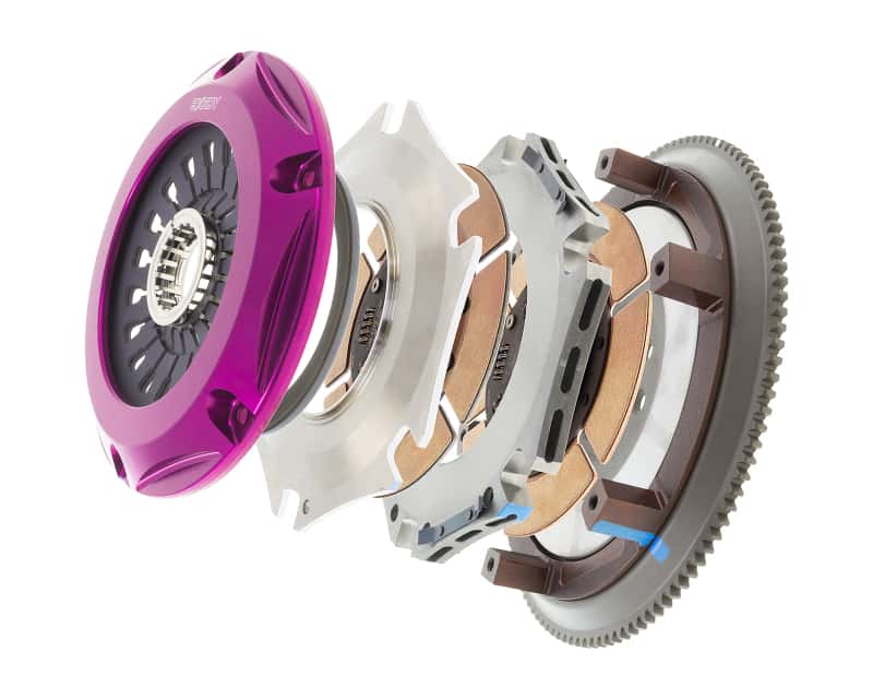 Exedy — Exedy 2008-2015 Mitsubishi Lancer Evolution GSR L4 Hyper Twin Cerametallic Clutch Sprung Disc
Hyper Multi Series
Clutch Kit - view 2