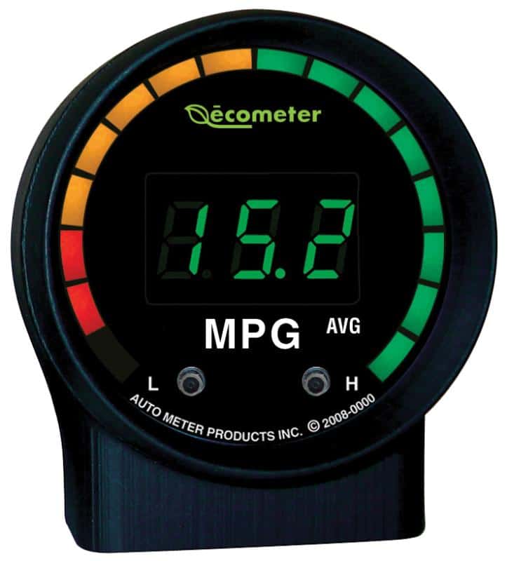 AutoMeter — Autometer 2in RPM/MPH/INST & AVG MPG w/ CAN BUS System Ecometer II - view 3