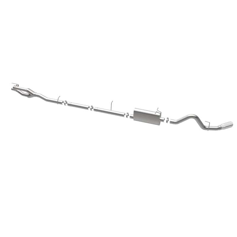Magnaflow — MagnaFlow Sys C/B 11-15 Ford Super Duty F250 6.2L EC CC, SS 3.5in Single Rear Pass Side Ext 5in Tip
Cat-Back - view 18