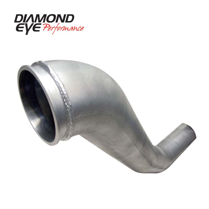 Diamond Eye Performance — Diamond Eye Downpipe 4in TB Single HX40 TURBO-DIRECT FLANGE AL DODGE 5.9L 2500/3500 94-02
HX40DP; 4in.; AL: DD - view 1