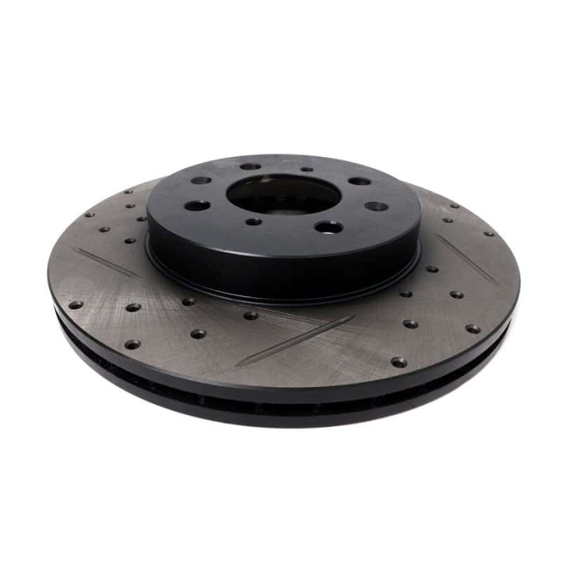 BLOX Racing — BLOX Racing Slotted And Cross-Drilled Rotor Left SIde - view 10