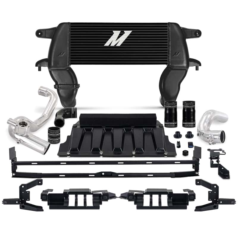 Mishimoto — Mishimoto 21+ Bronco 2.3L High Mount INT Kit BK Core P Pipes
Intercooler Kit - view 1