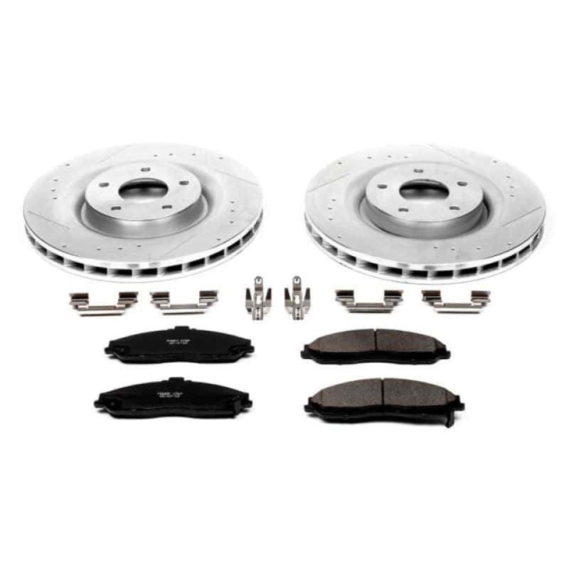 PowerStop — Power Stop 06-09 Cadillac XLR Front Z23 Evolution Sport Brake Kit - view 1