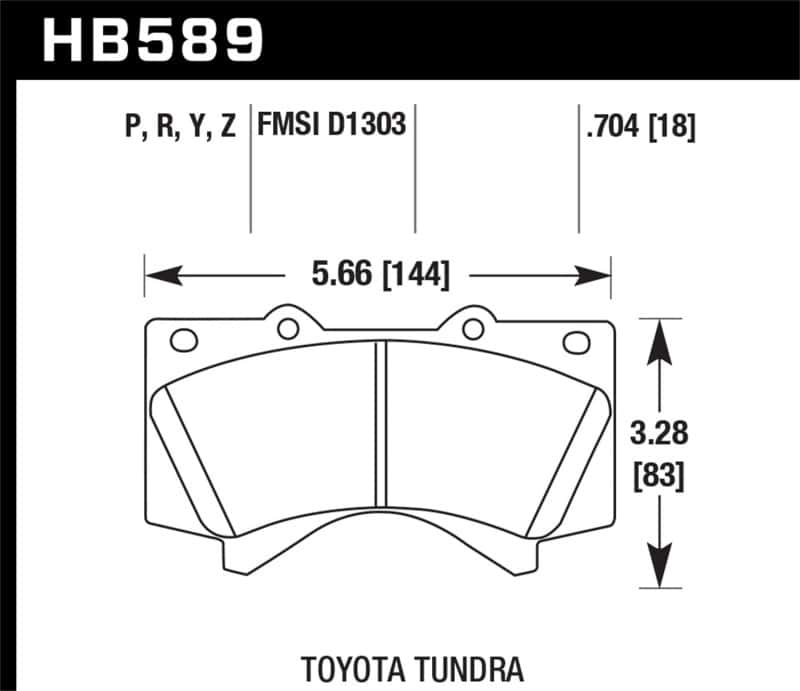 Hawk Performance — Hawk LTS Street Brake Pads
Disc Brake Pad - view 2