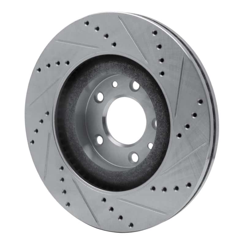 R1 Concepts — R1 07-15 Mazda CX-9 Front Left Drilled & Slotted Silver Brake Rotor
R1 Brake Rotor Drill - view 3