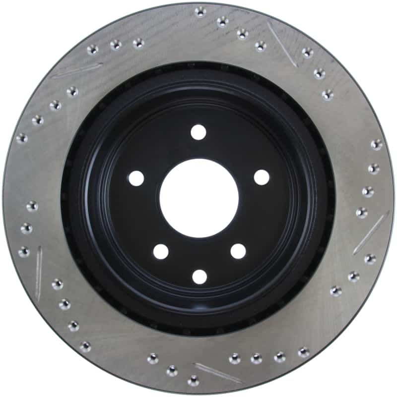 Stoptech — StopTech 06-07 350Z / 05-07 G35 / 06-07 G35X SportStop Slotted & Drilled Rear Right Rotor
Slot/Drill Rotor - view 5