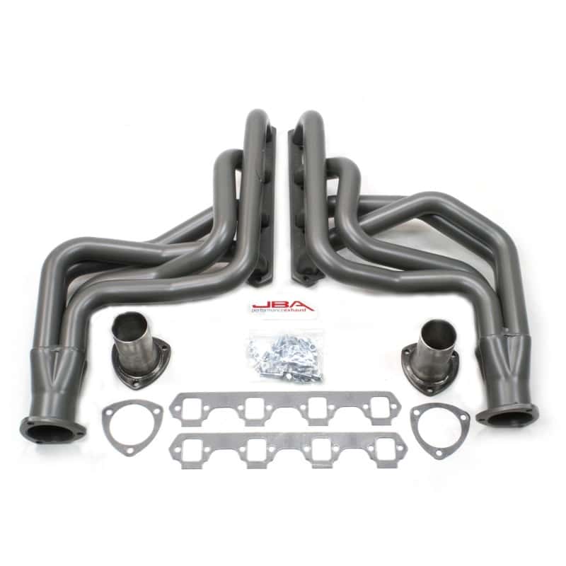 JBA — JBA 65-73 Ford Mustang 260-351W (w/Mustang II Suspension) 1-3/4in Primary Ti Ctd Long Tube Header
Long Tube Header - view 2