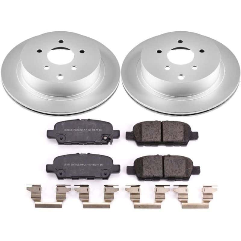 PowerStop — Power Stop 18-19 Infiniti Q50 Rear Z17 Evolution Geomet Coated Brake Kit - view 1