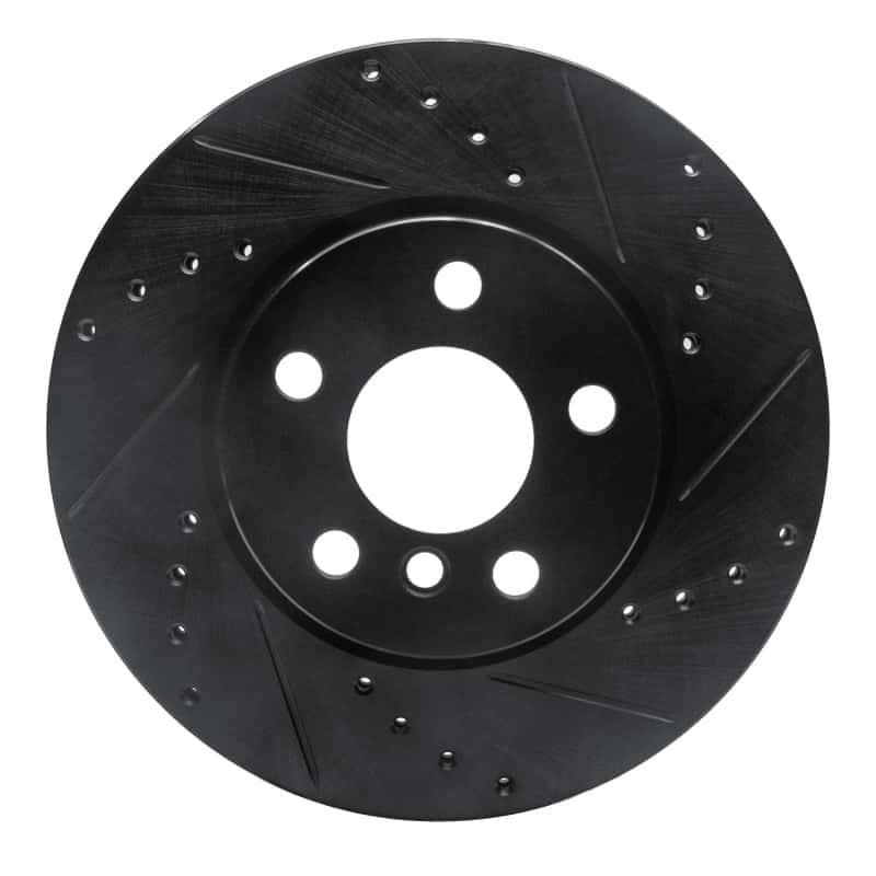 R1 Concepts — R1 14-21 Mini Cooper Clubman Front Right Drilled & Slotted Black Brake Rotor
R1 Brake Rotor Drill - view 1