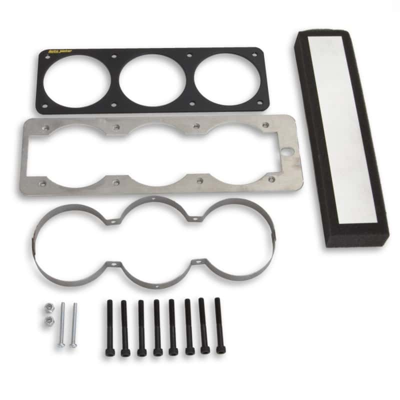 AutoMeter — Autometer 87-93 Ford Mustang Black Triple 2-5/8in Gauge Cage
2-5/8" TRIPLE GAUGE - view 1