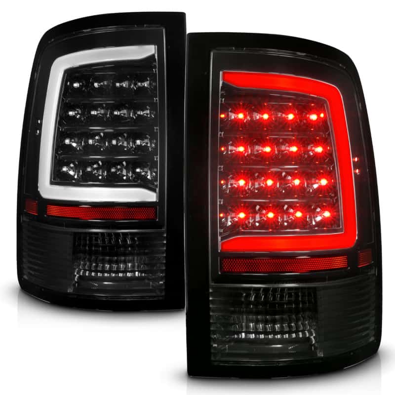 ANZO — ANZO 09-18 Dodge Ram 1500 Full LED Taillights w/ Sequential Black Housing/Clear Lens
Tail Light Set - view 8