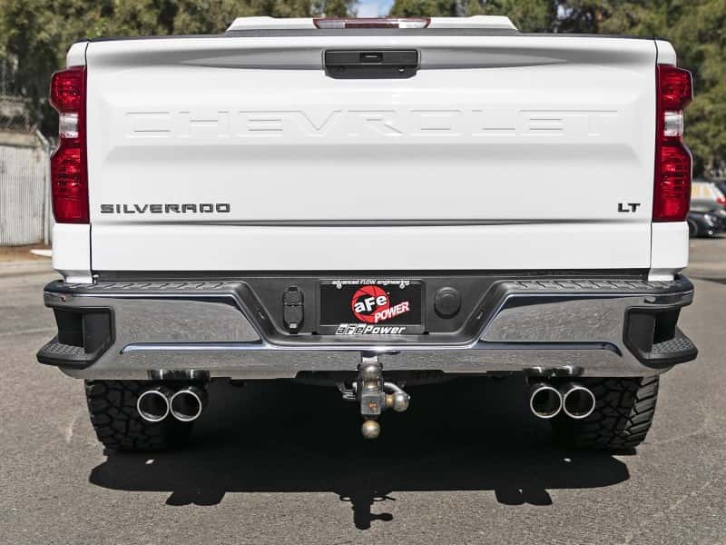 aFe — aFe Gemini XV 3in 304 SS Cat-Back Exhaust w/ Cutout 19-21 GM Silverado/Sierra 1500 V8- w/ Black Tips
Cat-Back Exhaust - view 9