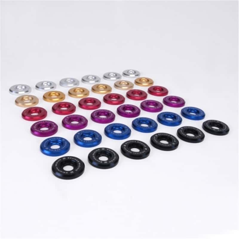 Skunk2 Racing — Skunk2 Large Fender Black Anodized Washer Kit (6 Pcs.)
Engine Dress-Up Kit - view 3