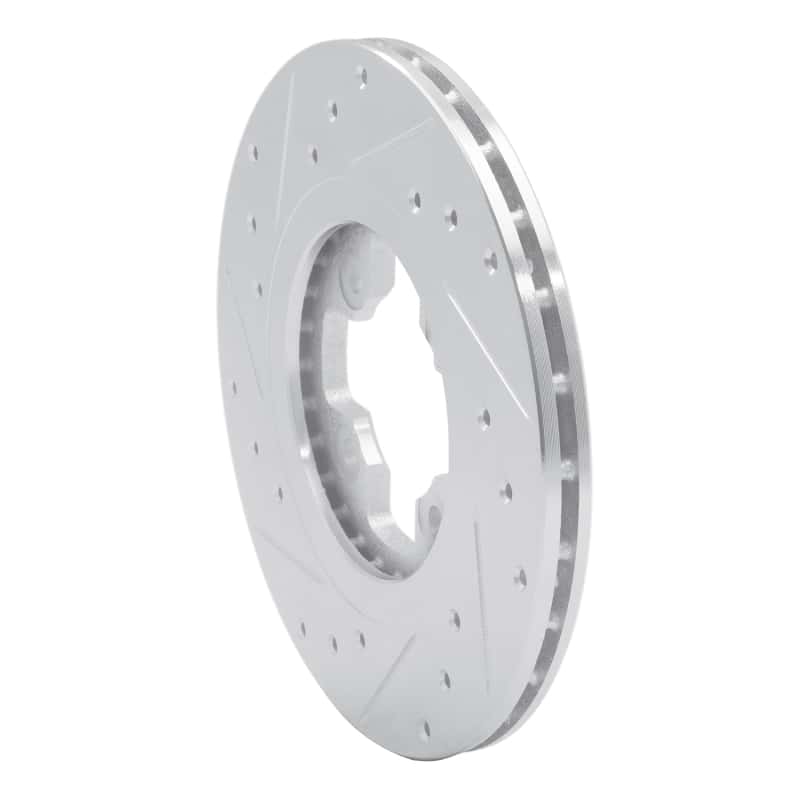 R1 Concepts — R1 81-88 Nissan Maxima Front Right Drilled & Slotted Silver Brake Rotor
R1 Brake Rotor Drill - view 4