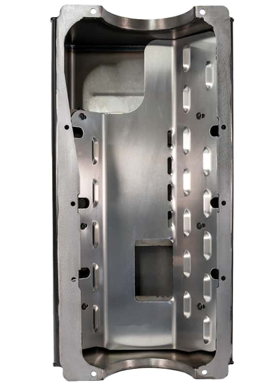 Moroso — Moroso Ford 429-460 (w/Box Sump) Drag Race Wet Sump 9qt 7-7/8in Steel Oil Pan - view 2