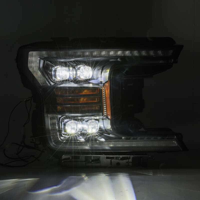 AlphaRex — AlphaRex 18-19 Ford F-150 NOVA LED Proj Headlights Plank Style Matte Black w/Activ Light/Seq Signal
Projector Headlights - view 5