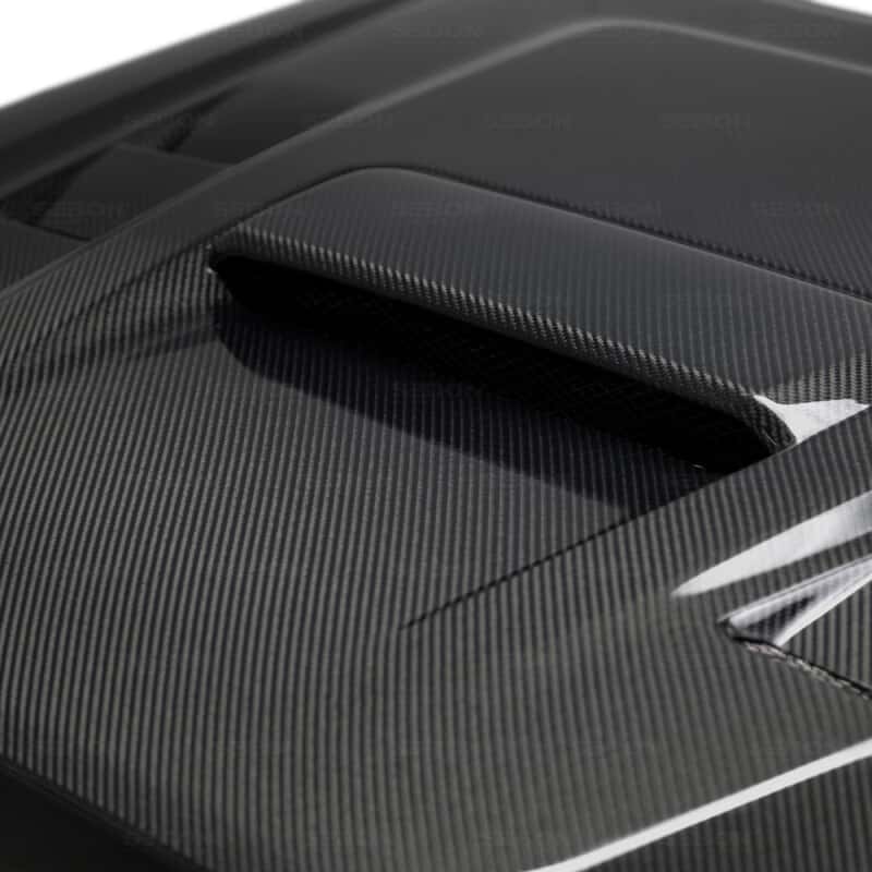 Seibon — Seibon 2018+ Toyota Tacoma TS-Style Carbon Fiber Hood - view 4