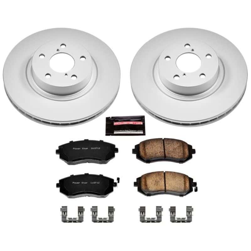 PowerStop — Power Stop 05-06 Saab 9-2X Front Z17 Evolution Geomet Coated Brake Kit - view 1