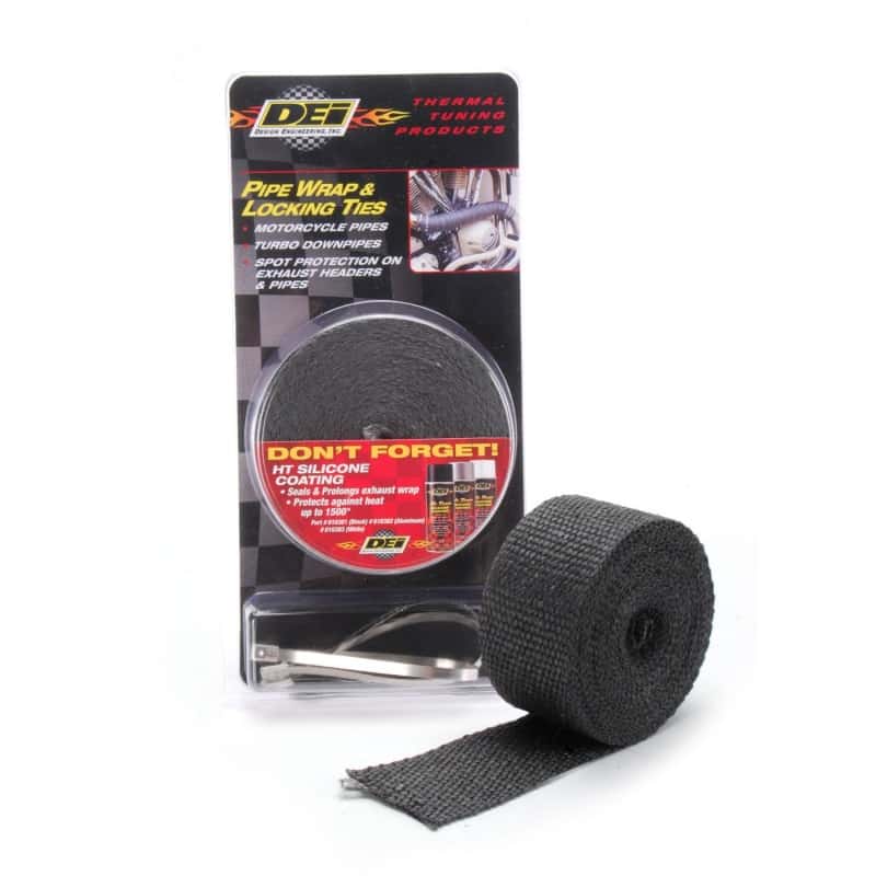 DEI — DEI Exhaust Wrap Kit - Pipe Wrap and Locking Tie - Black
Exhaust Wrap Kit - view 12