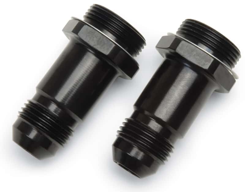 Russell — Russell Performance -8 AN Carb Adapter Fittings (2 pcs.) (Black)
CrbAdptFitting - view 1