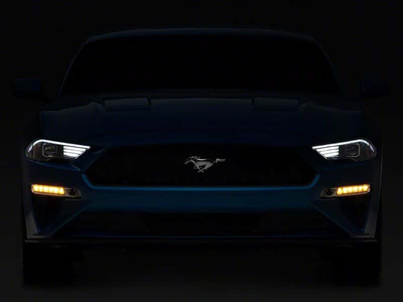 Raxiom — Raxiom 18-23 Ford Mustang GT EcoBoost LED Projector Headlights- Blk Housing (Clear Lens)
Headlights - view 6