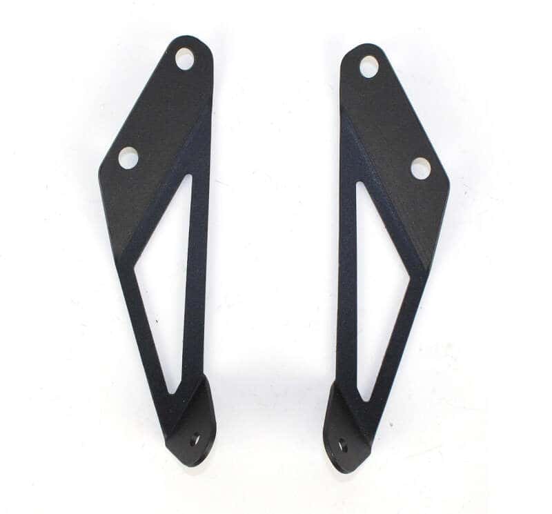 Fishbone Offroad — Fishbone Offroad 07-18 Jeep Wrangler JK Hood Light Mount Brackets - view 3
