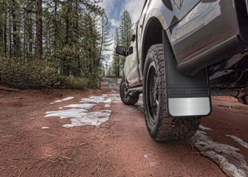 Husky Liners — Husky Liners Universal 12in Wide Black Rubber Front Mud Flaps w/o Weight
Mud Flaps - view 3