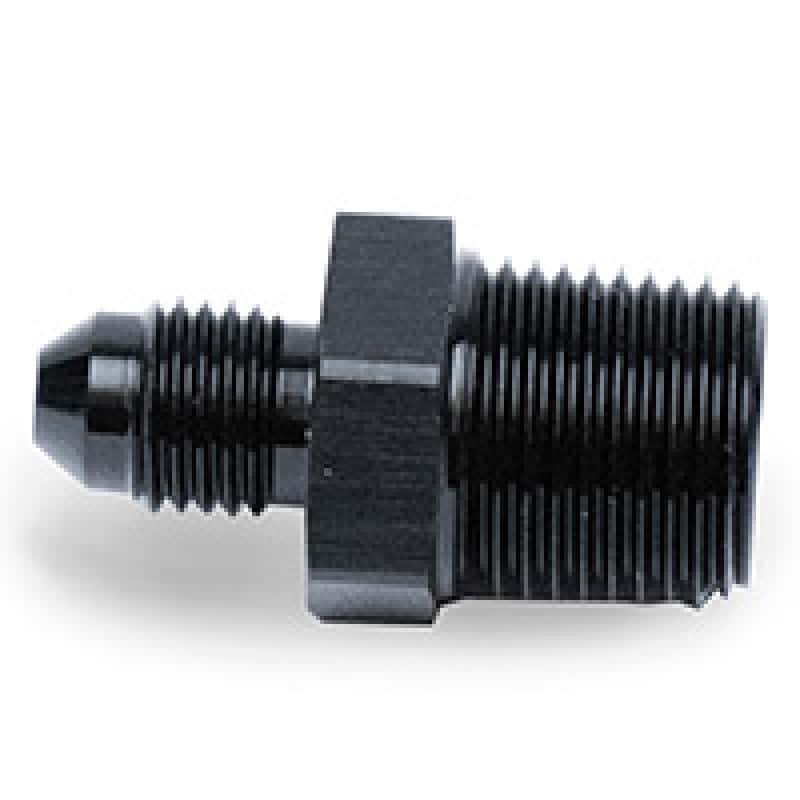 Snow Performance — Snow Performance 3/8in NPT to 4AN Straight Water Fitting (Black)
Pipe Fitting - view 1