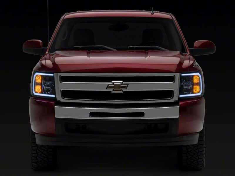 Raxiom — Raxiom 07-13 Chevrolet Silverado 1500 Axial Headlights w/ SEQL LED Bar- Blk Housing (Clear Lens)
Headlights - view 13