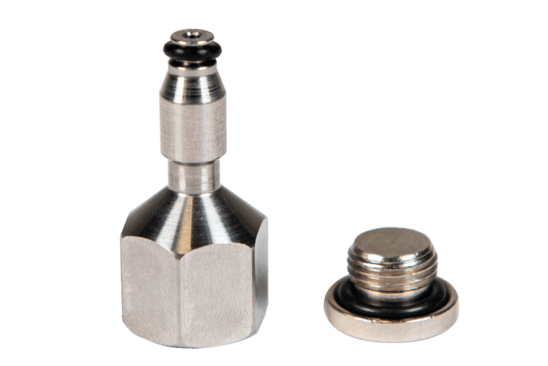 Fleece Performance — Fleece Performance 11-16 GM 2500/3500 LML Duramax Return Fuel Pressure Test Port
Fuel Ln Junc. Block - view 3