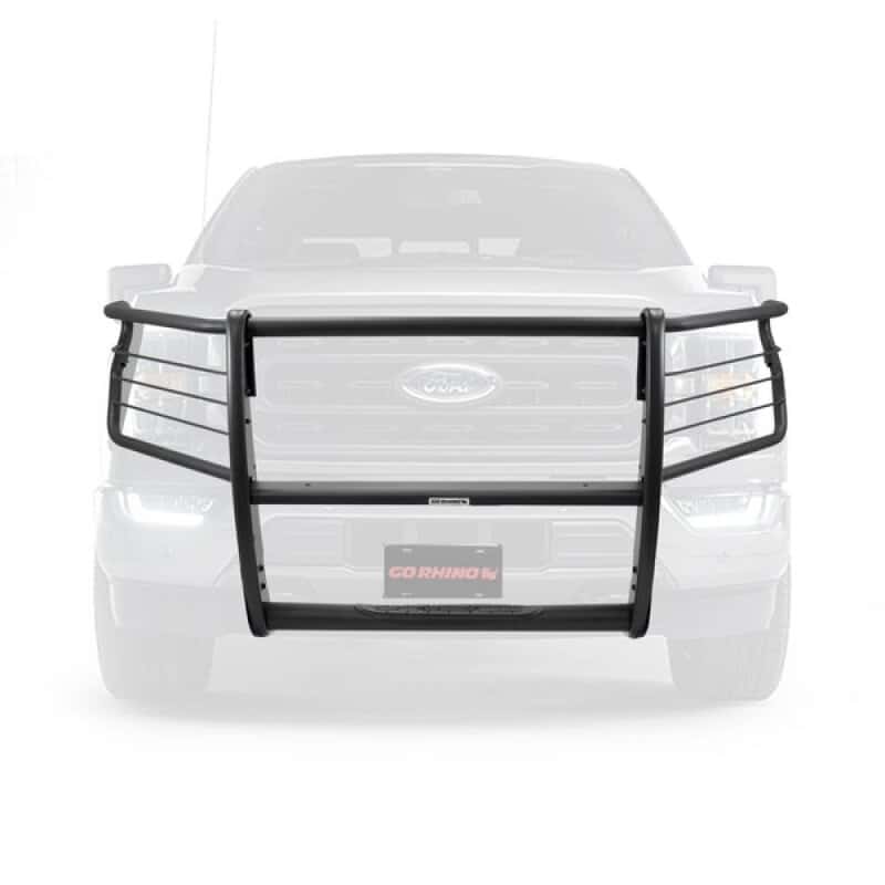 Go Rhino — Go Rhino 21-24 Ford F-150 3100 Series StepGuard Center Grille + Brush Guards - Tex. Blk
3100 Grille Guard - view 2