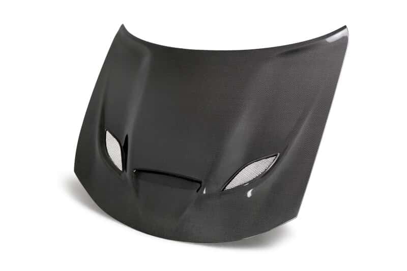 Anderson Composites — Anderson Composites 15-18 Dodge Charger Hellcat Type-OE Style Carbon Fiber Hood - view 1