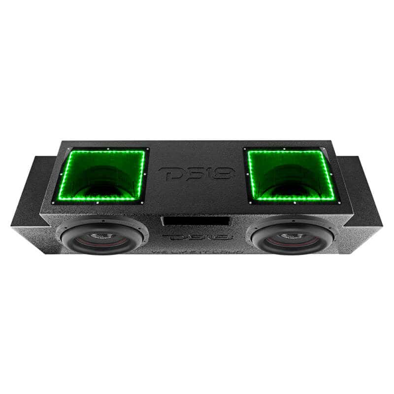 DS18 — DS18 2007-23 Jeep JKU/JLU Subwoofer Enclosure 2x 12in Down Fire LED Lights (w/out Amplified System) - view 5