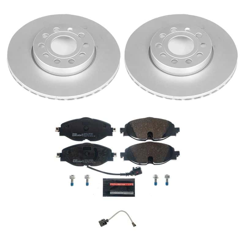 PowerStop — Power Stop 15-18 Audi A3 Front Euro-Stop Brake Kit - view 1