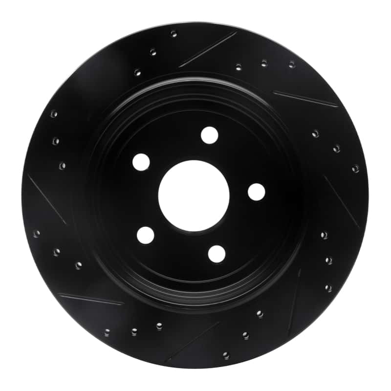 R1 Concepts — R1 11-25 Dodge Durango Rear Right Drilled & Slotted Black Brake Rotor
R1 Brake Rotor Drill - view 5