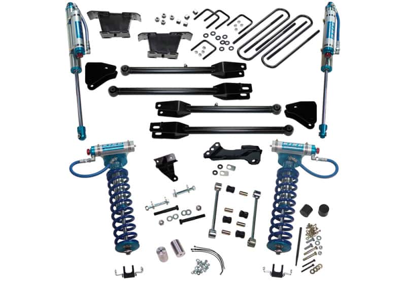 Superlift — Superlift 08-10 Ford F-250 SuperDuty 4WD 4in Lift Kit w/ 4-Link Conv / King Coilovers & Rear Shocks
Suspension Lift Kit - view 2