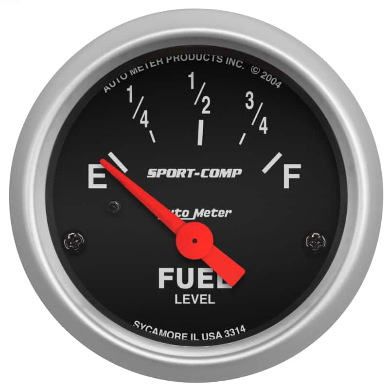 AutoMeter — Autometer Sport Comp 52mm Short Sweep Electronic Fuel Level Gauge
2" FUEL LEVEL, 0 E/9 - view 2