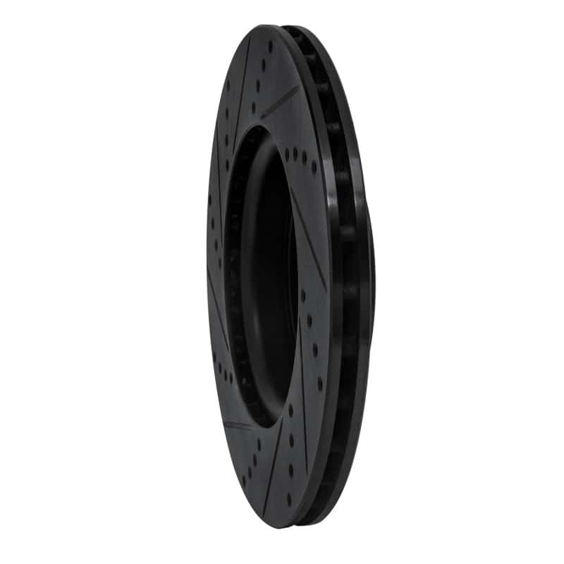 R1 Concepts — R1 04-06 Nissan Sentra Front Right Drilled & Slotted Black Brake Rotor
R1 Brake Rotor Drill - view 4