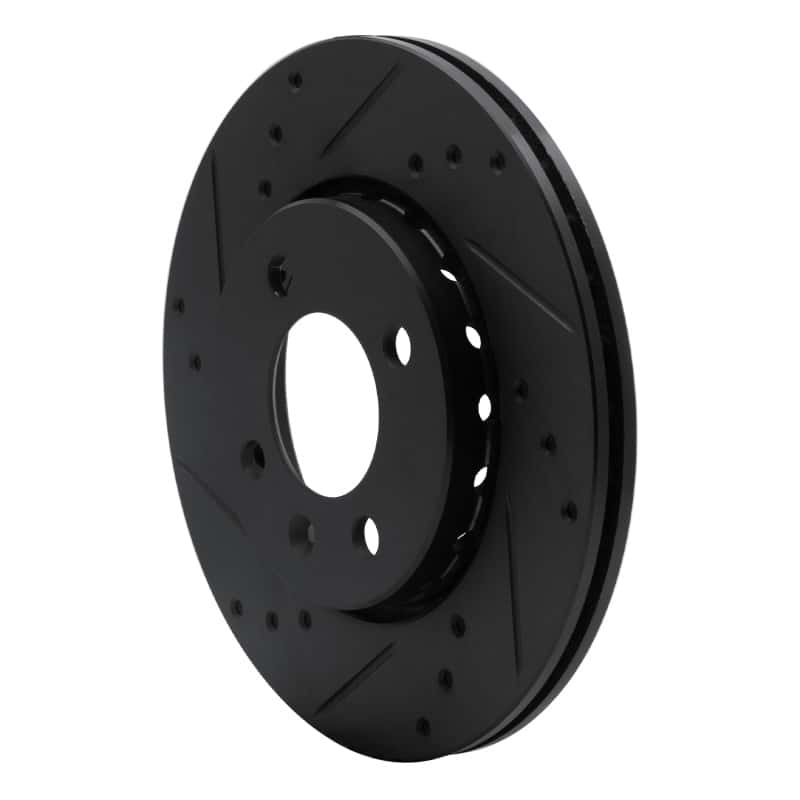R1 Concepts — R1 09-17 Volkswagen SAVEIRO (Mexico) Front Left Drilled & Slotted Black Brake Rotor
R1 Brake Rotor Drill - view 2