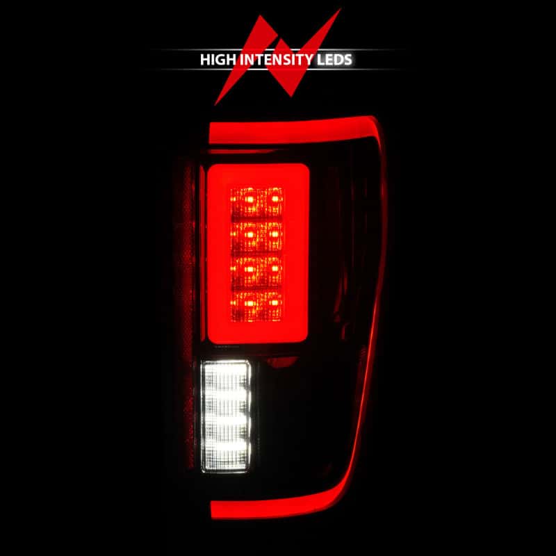 ANZO — ANZO 21-23 Ford F-150 LED Taillights Seq. Signal w/BLIS Cover - Black Housing
Tail Light Set - view 7