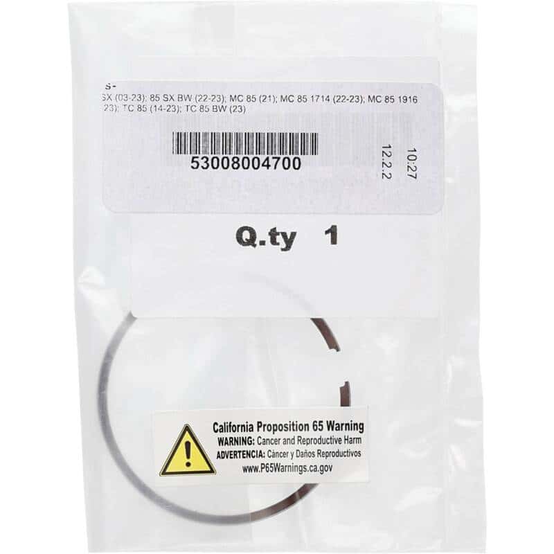 Vertex Pistons — Vertex Piston 03-24 KTM 85 SX 85cc Repl Ring for Cast Race Evolution Pistons - Single Nitride 08mm - view 3