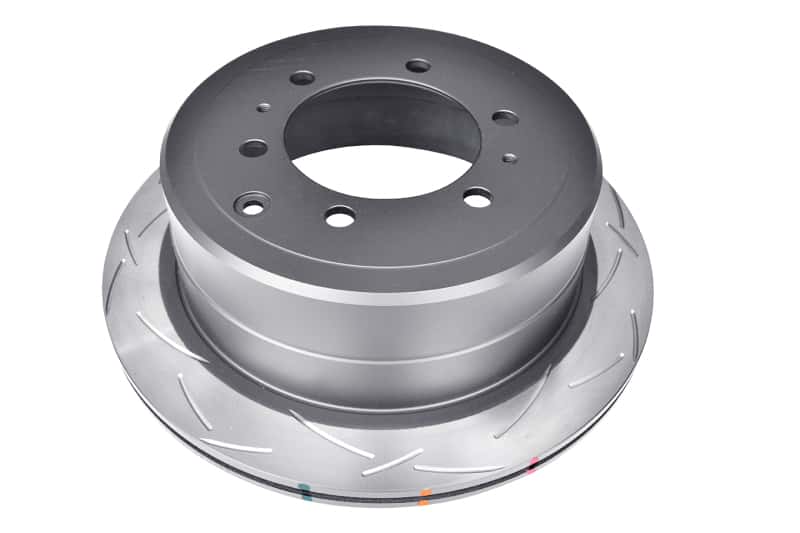 DBA — DBA 96-97 Lexus LX 450 / 8/92+ Toyota Landcruiser 80 Series Rear Slotted 4000 Series Rotor
T3 4000 Series Rotor
Brake Rotor - view 1