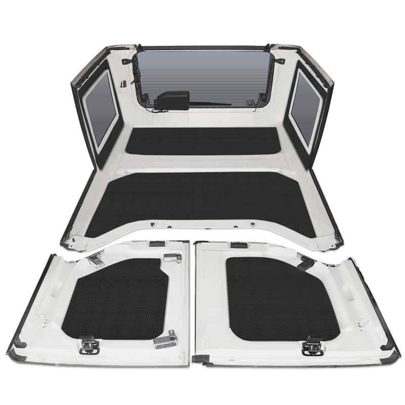 DEI — DEI 11-18 Jeep Wrangler JK 4-Door Boom Mat Complete Headliner Kit - 6 Piece - Black
Sound Dampening Kit - view 5