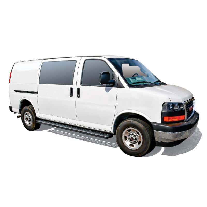 Westin — Westin Ford Transit Van 150/250/350 (46in Driver & 97in. Pass) Grate Steps Running Boards - Tex. Blk
Running Board - view 6